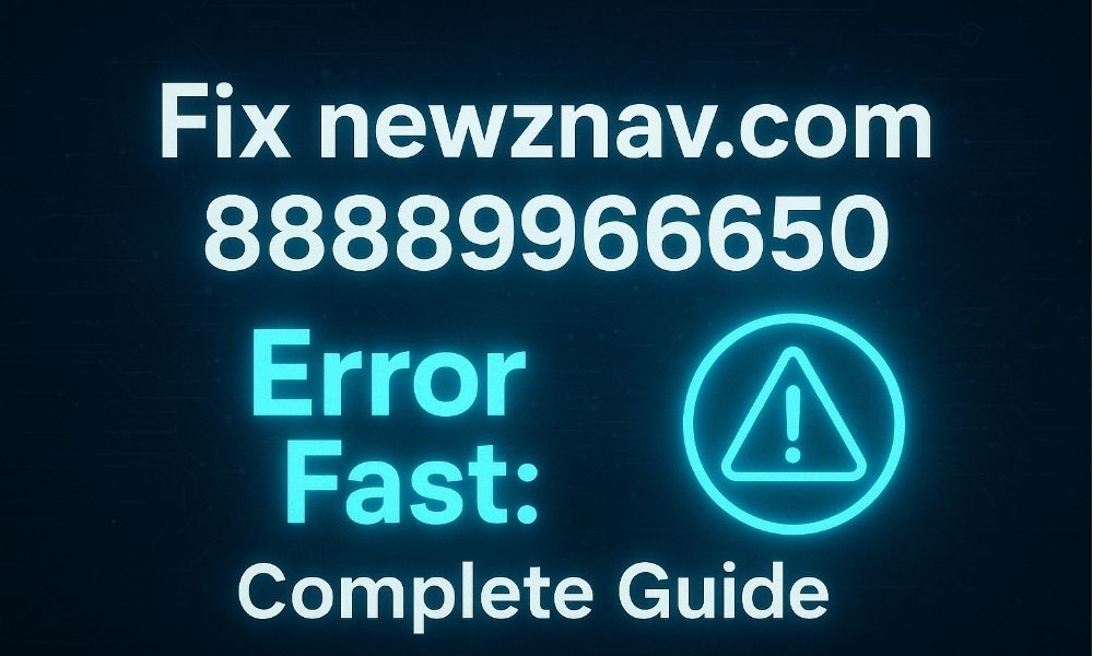 Fix newznav.com 8888996650 Error Fast: Complete Guide